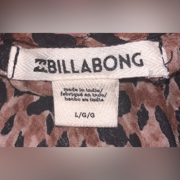 Billabong cheetah print maxi dress, Size Large. - Picture 7 of 8